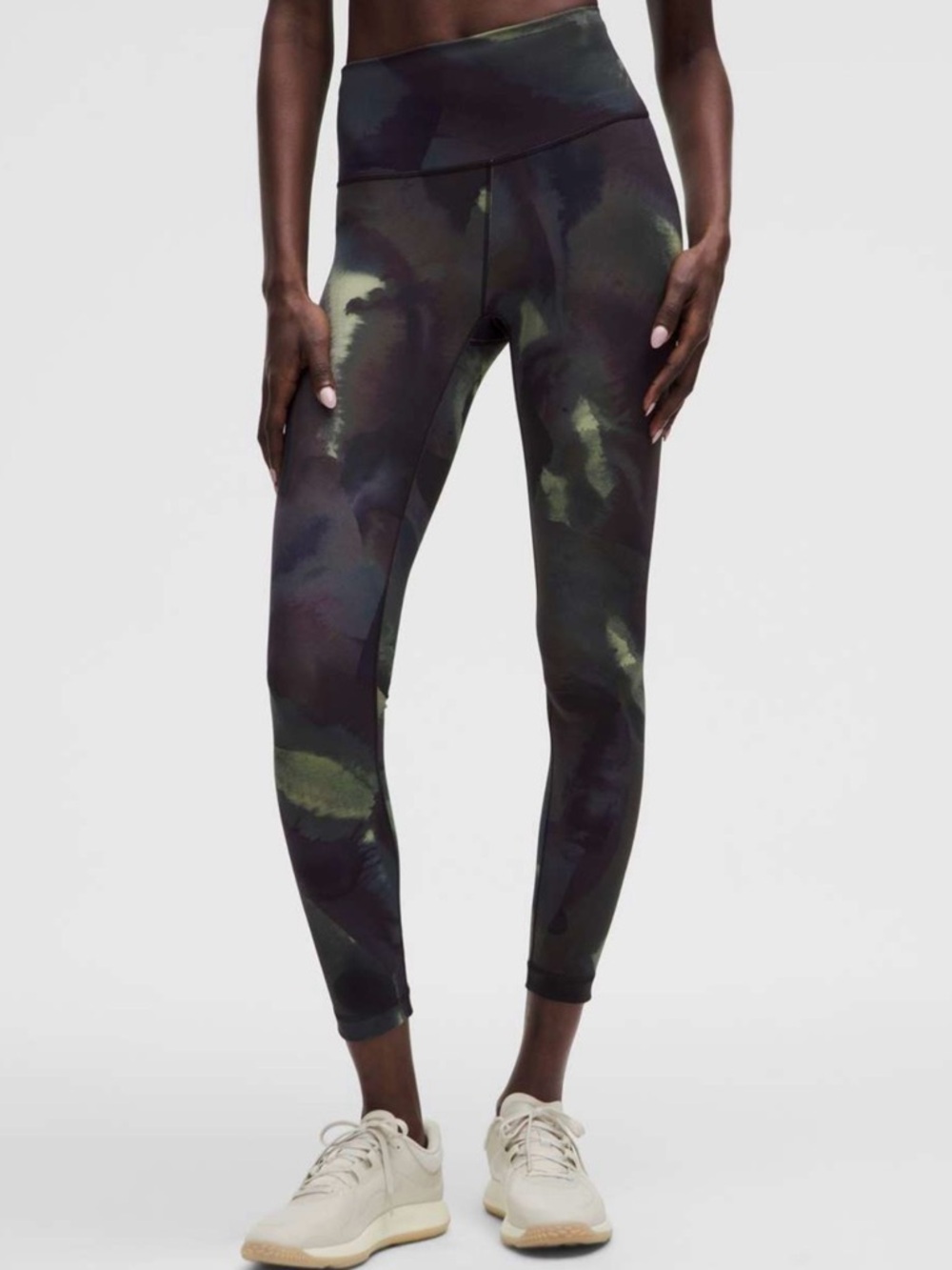 NEW Lululemon Wunder Train High-Rise Tight 25" Ink Islands Burnside Multi Size 4